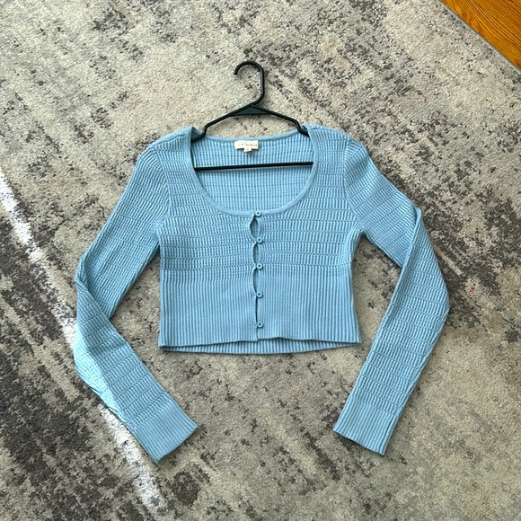 Pacsun L.A. Hearts Cropped Sweater - Picture 1 of 4